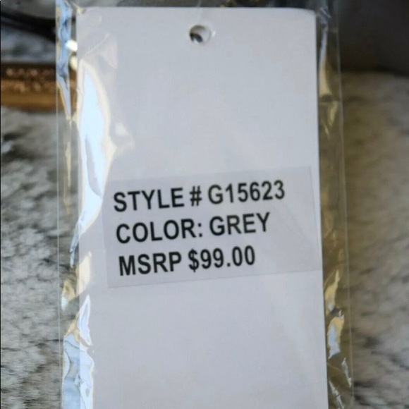 NEW WITH TAG DARCY MARKS LONDON SHOULDER BAG GREY Elegant, NWT - Picture 6 of 11